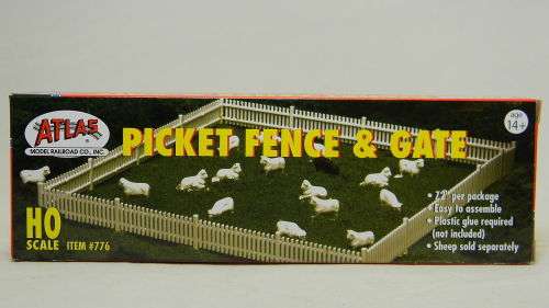 Scenery Atlas Picket Fence Gate Kit HO Scale Was Sold For R100